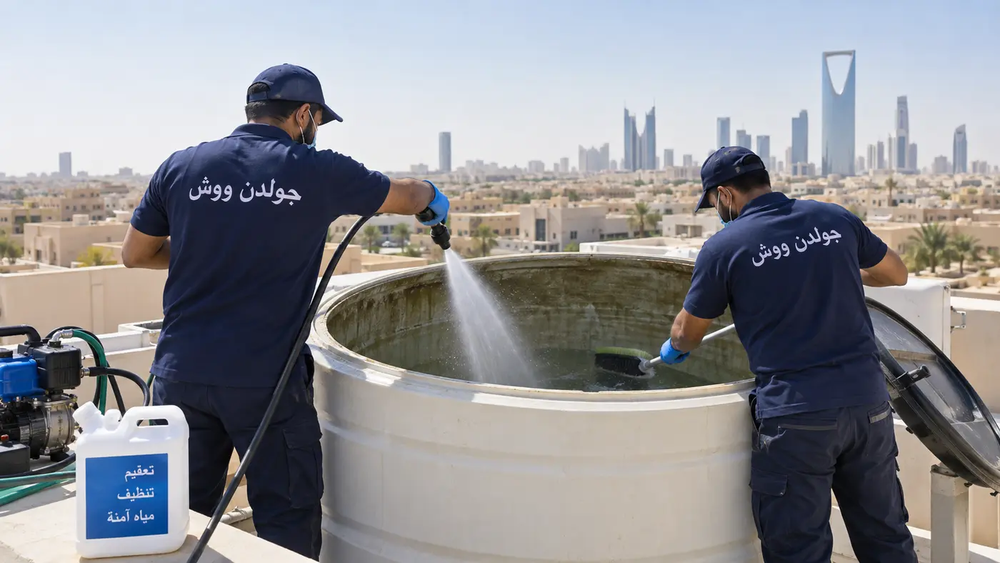 تنظيف خزانات المياه بالرياض